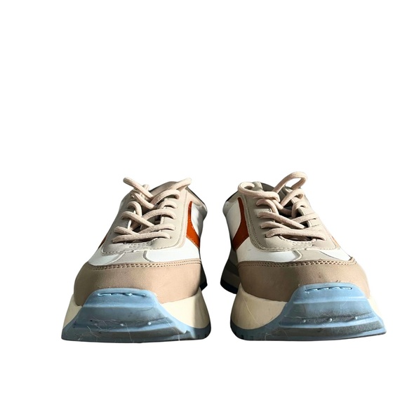 Wild Fable Beige and Blue Sneakers - Picture 2 of 3